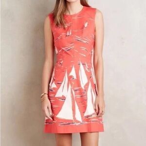 Anthropologie Maeve Berry Poplin Sailboat dress, size 2 by